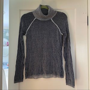 Abercrombie & Fitch Striped Turtleneck